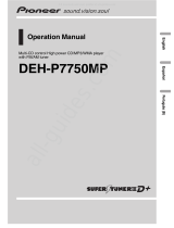 Pioneer Super Tuner III D+ DEH-P7750MP Instrucciones de operación