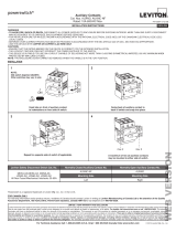 Leviton powerswitch AUXNO Guía de instalación