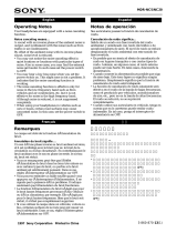 Sony MDR-NC5 Manual de usuario