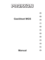 Proxxon Gaslotset MGS Manual de usuario