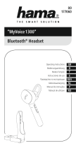 Hama 00177060 MyVoice 1300 Bluetooth Headset El manual del propietario