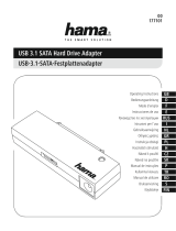 Hama USB 3.1 SATA Hard Drive Adapter El manual del propietario