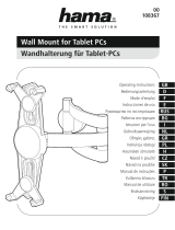 Hama Wall Mount for Tablet PCs El manual del propietario