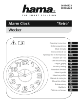 Hama 00186323 Alarm Clock Retro El manual del propietario