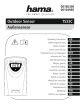 Hama 00186300 TS33C Outdoor Sensor El manual del propietario