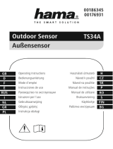 Hama 00186345 TS34A Outdoor Sensor El manual del propietario