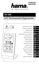 Hama TH-100 LCD Thermometer/Hygrometer El manual del propietario