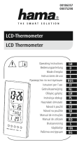 Hama 00186357 LCD Thermometer El manual del propietario