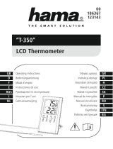 Hama T-350 LCD Thermometer El manual del propietario