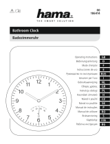 Hama 00186414 Bathroom Clock El manual del propietario