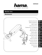 Hama 00095820 Full Motion Monitor Arm El manual del propietario