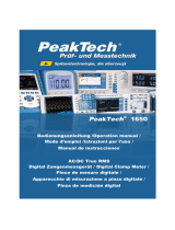 PeakTech 1650 El manual del propietario
