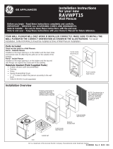 GE RAVWPT15 Guía de instalación