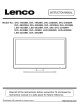 Lenco LED-4022BK El manual del propietario