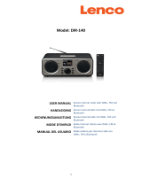 Lenco DIR-140BK Manual de usuario