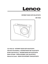 Lenco DIR-70BK El manual del propietario