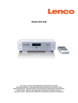Lenco KCR-200 Kitchen Radio El manual del propietario