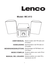 Lenco MC-013BU El manual del propietario