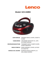 Lenco SCD-430RD El manual del propietario