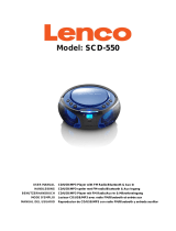 Lenco SCD-550RD El manual del propietario