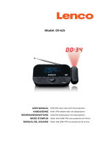 Lenco CR-615 DAB+/FM Clock Radio Manual de usuario