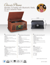 Lenco Classic Phono TCD-2600 Black El manual del propietario