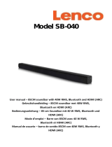 Lenco SB-040 85cm Soundbar Manual de usuario