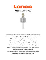 Lenco BMC-085SI Karaoke microphone El manual del propietario