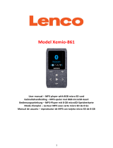 Lenco Xemio-861GY El manual del propietario
