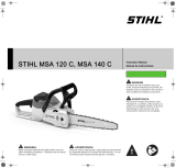 STIHL MSA 140 C-BQ Manual de usuario