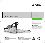 STIHL MSA 220 C-B Manual de usuario