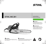 STIHL MS 261 Manual de usuario