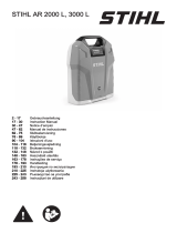STIHL AR 2000 L backpack battery Manual de usuario