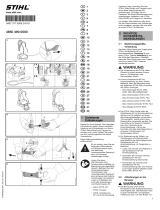 STIHL Battery belt Manual de usuario