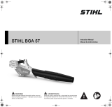 STIHL BGA 57 Manual de usuario