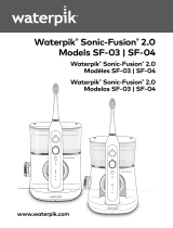 Waterpik SF-03 Sonic-Fusion 2.0 El manual del propietario