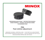 Minox FRA Fast reticle adjustment Manual de usuario