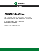 A.O. Smith AOW-3000 El manual del propietario