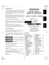 Honda GX240 El manual del propietario