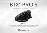 Midland BTX1 PRO S Manual de usuario
