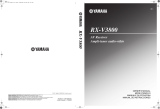 Yamaha RX-V3800 - AV Receiver El manual del propietario