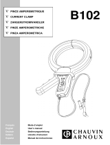 CHAUVIN ARNOUX B102 Manual de usuario