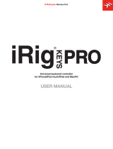 IK Multimedia iRig Keys Pro Manual de usuario