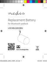 Nedis Replacement Battery for Bluetooth padlock Guía del usuario
