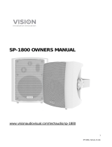 Vision SP-1800 El manual del propietario