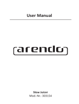 Arendo 303154 Manual de usuario