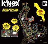 K'Nex Imagine-Build-Play STEEL SCORPION ROLLER COASTER Manual de usuario