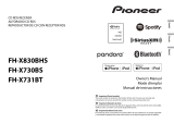 Pioneer FH-X830BHS El manual del propietario
