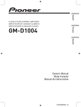 Pioneer GM-D1004 El manual del propietario