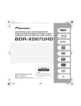 Pioneer BDR-XD07UHD El manual del propietario